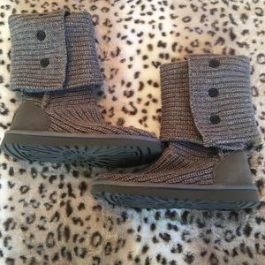Authentic Ugg Cardi boots Gray 7/37